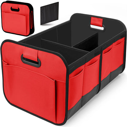 Black 3-in-1 Foldable Storage Organizer: Portable, Expandable, with Removable Dividers & 12 Extra Pockets – Your All-in-One Storage Solution - Image 7