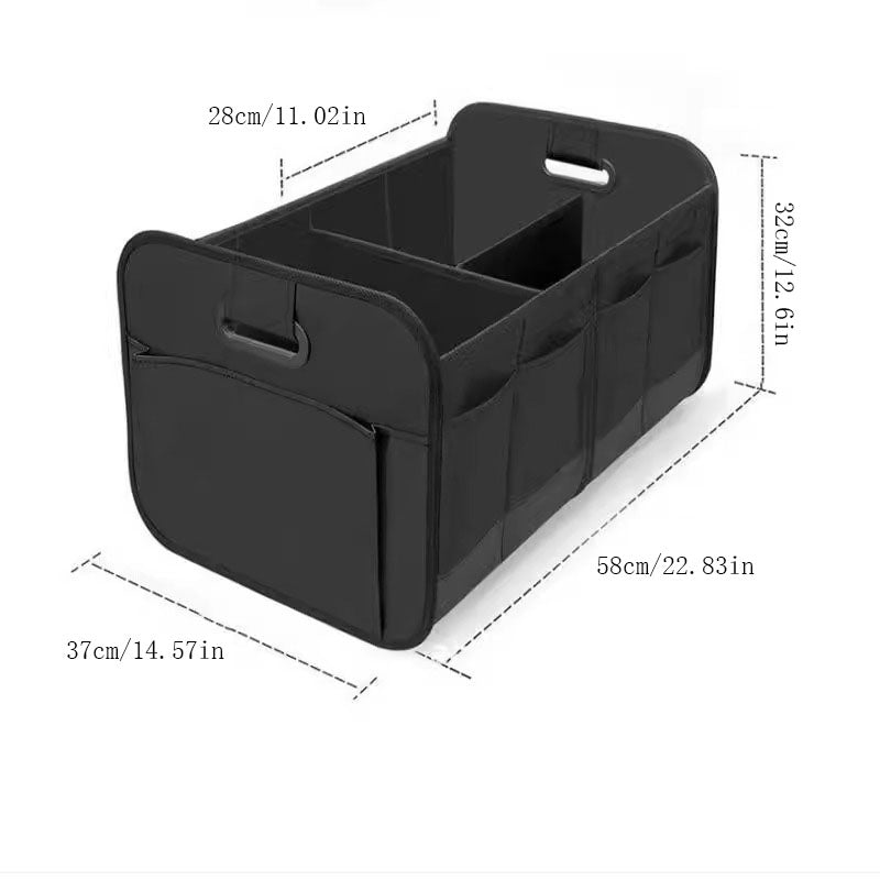 3-in-1 Sky blue Foldable Storage Organizer: Portable, Expandable, with Removable Dividers & 12 Extra Pockets – Your All-in-One Storage Solution - Image 7