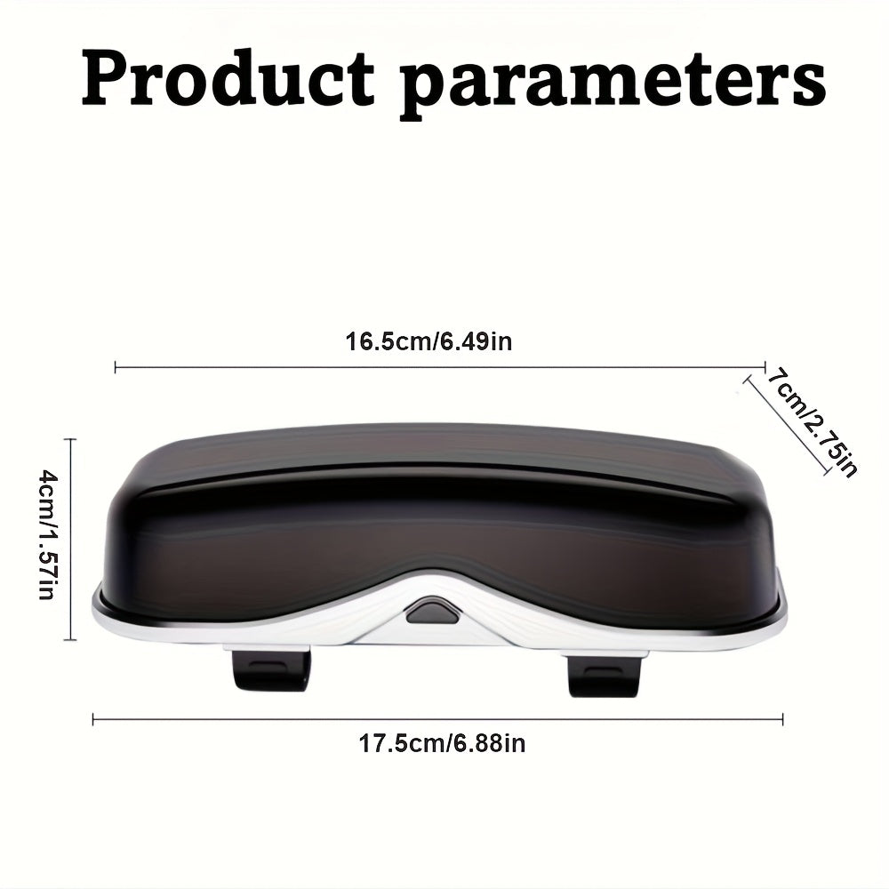 Car Travel Three-Piece Set: Push-Open Eyeglass Case, Universal Storage Case, and Secure Organizer—Complete On-the-Go Storage, Peace of Mind Every Journey(Brown) - Image 4