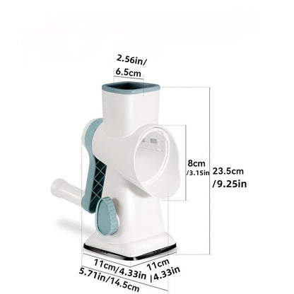 Three-Step Hand-Crank Ice Crusher｜Transparent Ice Box for Visible Operation, Anti-Slip Effort-Saving Design, 23.5cm Compact Body for Ice Making Anywhere - Image 2