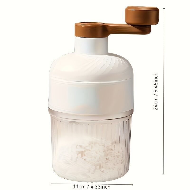 Hand-Crank Ice Maker in 10 Seconds｜Anti-Slip Handle + Transparent Large Ice Box, Unlock Colorful Summer Smoothies & Shaved Ice - Image 2