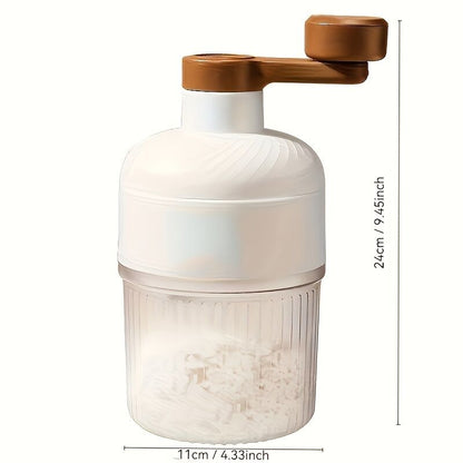 Hand-Crank Ice Maker in 10 Seconds｜Anti-Slip Handle + Transparent Large Ice Box, Unlock Colorful Summer Smoothies & Shaved Ice - Image 2