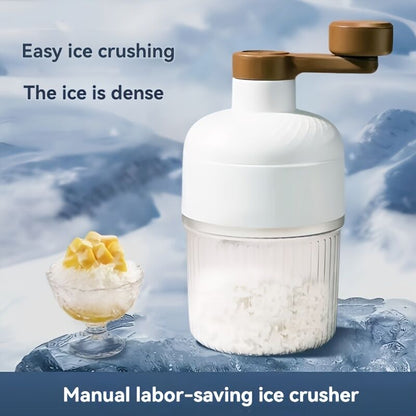 Hand-Crank Ice Maker in 10 Seconds｜Anti-Slip Handle + Transparent Large Ice Box, Unlock Colorful Summer Smoothies & Shaved Ice - Image 4