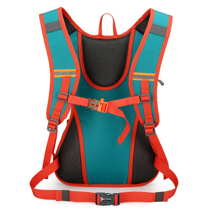 Drak bule Large-Capacity Storage Backpack, featuring a main compartment with multiple organized pockets for efficient item arrangement. Ideal for daily commuting and short trips, offering practical and convenient storage solutions. - Image 6