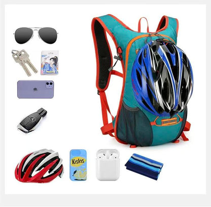 Dark green Large-Capacity Storage Backpack, featuring a main compartment with multiple organized pockets for efficient item arrangement. Ideal for daily commuting and short trips, offering practical and convenient storage solutions. - Image 2