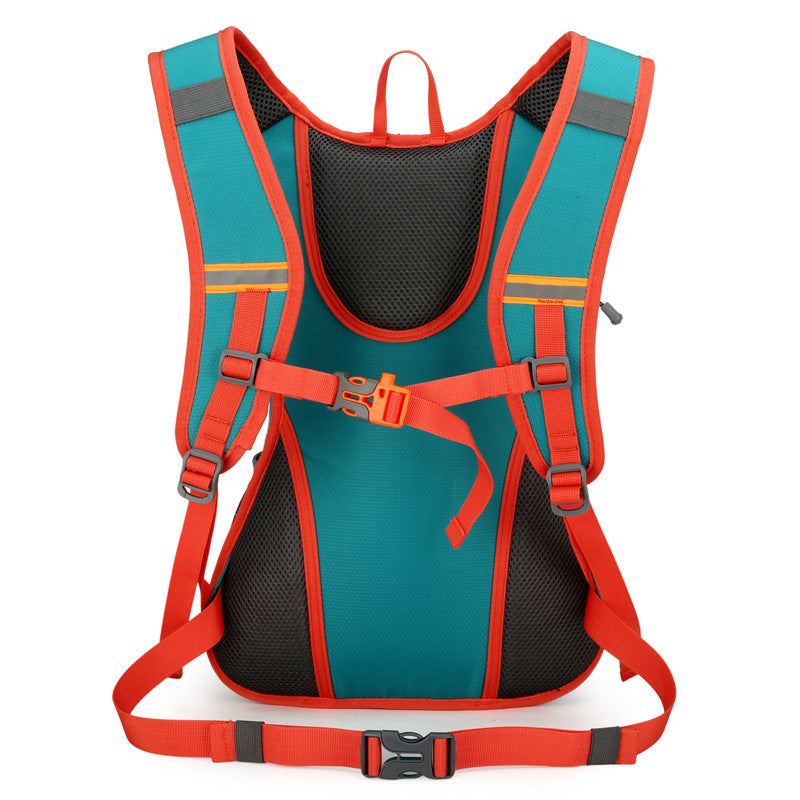 Dark green Large-Capacity Storage Backpack, featuring a main compartment with multiple organized pockets for efficient item arrangement. Ideal for daily commuting and short trips, offering practical and convenient storage solutions. - Image 7