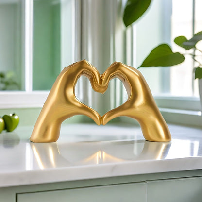 WHITE Elegant Heart-shaped Sculpture: Pure lines capture love, accompanying you in writing tender everyday moments. - Image 7