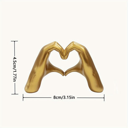 WHITE Elegant Heart-shaped Sculpture: Pure lines capture love, accompanying you in writing tender everyday moments. - Image 8