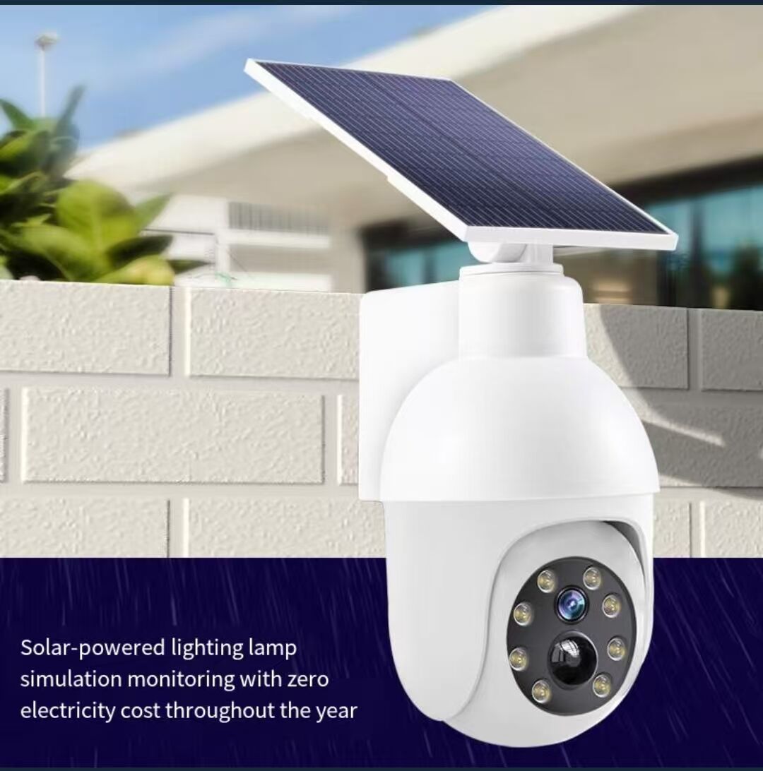 Solar sensor simulation camera light - No real monitoring function, simulated appearance design, smart sensor lighting, for outdoor security warning purposes | Energy-saving anti-theft solution | Warning lighting equipment - Image 6