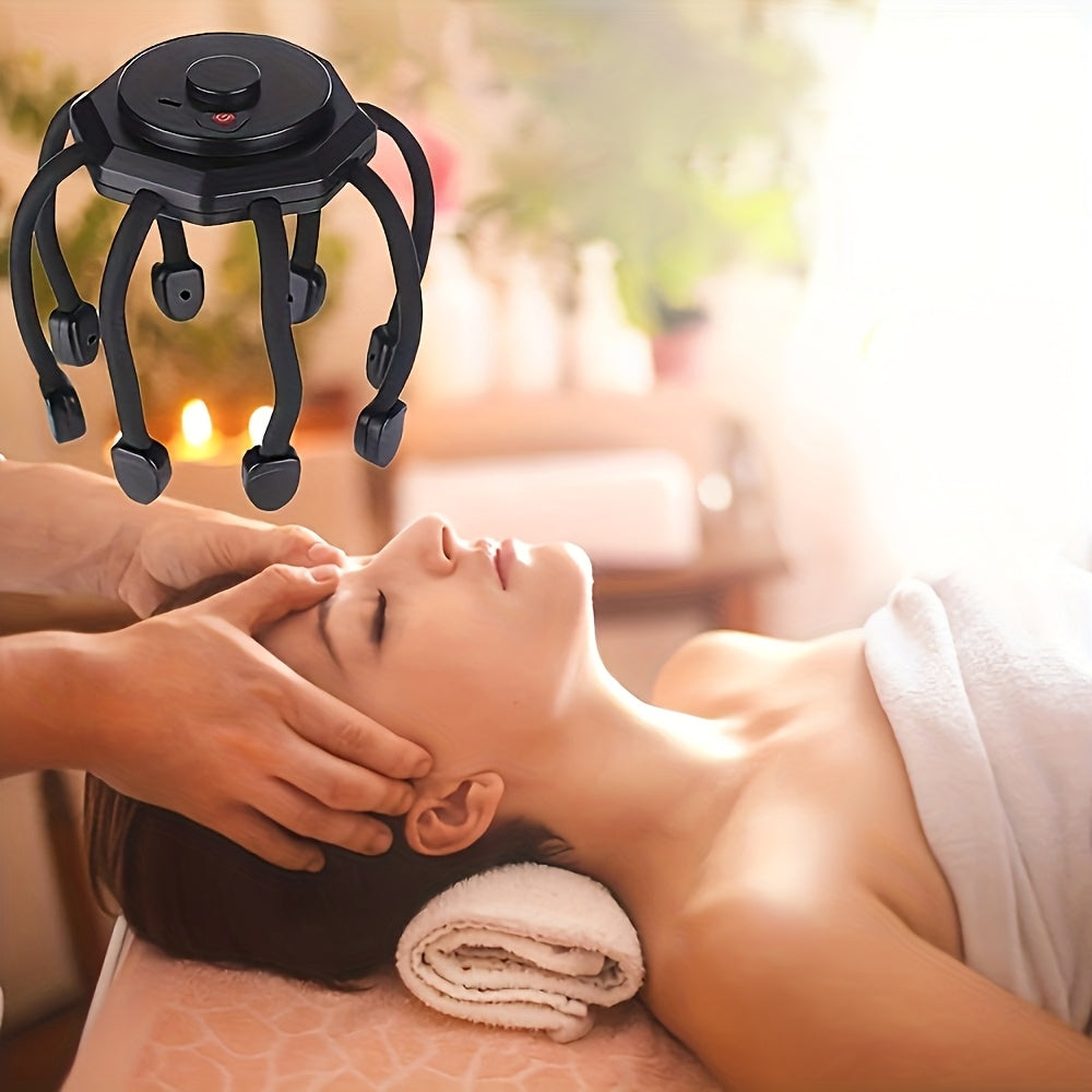 8-Claw Full-Coverage Smart Massager: Human-like Kneading, Immersive Head Relaxation - Image 3
