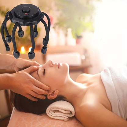 8-Claw Full-Coverage Smart Massager: Human-like Kneading, Immersive Head Relaxation - Image 3