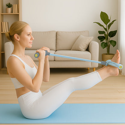 Resistance Band Exerciser: Full-Body Workout, Easy Toning(SKY BLUE) - Image 6