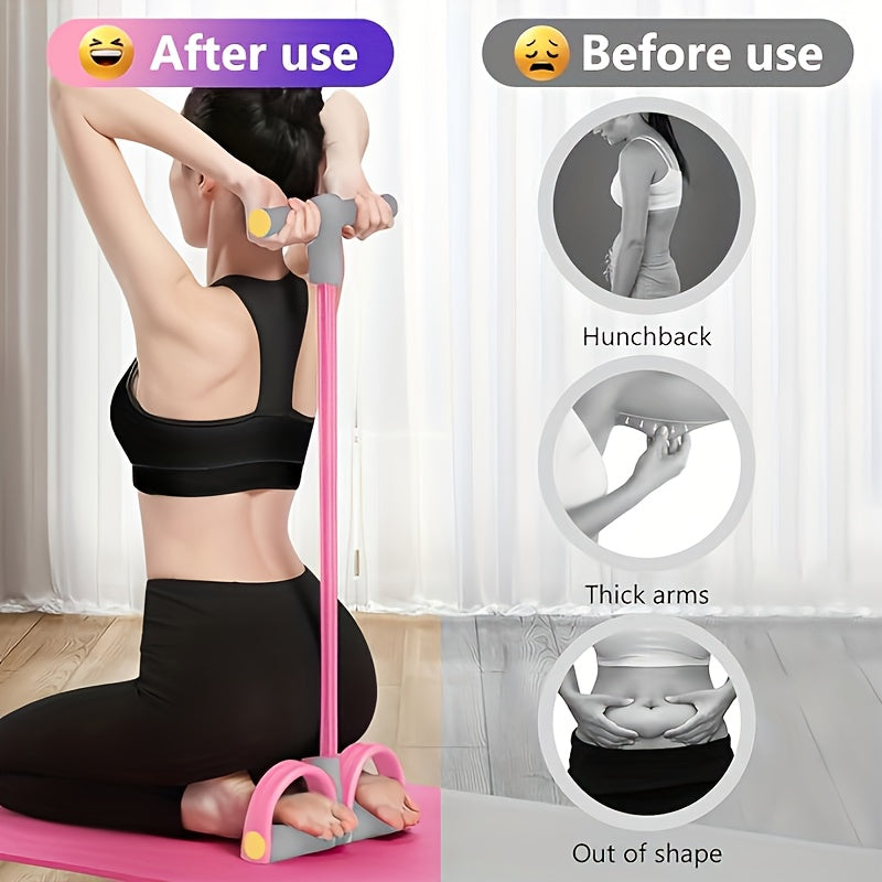 Resistance Band Exerciser: Full-Body Workout, Easy Toning(light green) - Image 2