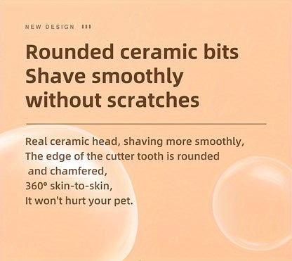 Low-Noise Pet Clipper for Dogs & Cats: Quiet Design to Reduce Stress, Rounded Blades for Gentle Grooming, 90-Minute Runtime - Image 5