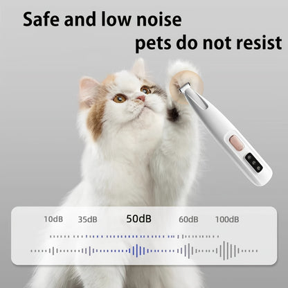 Low-Noise Pet Clipper for Dogs & Cats: Quiet Operation Reduces Stress, Rounded Blade Prevents Skin Irritation, 90-Min Runtime + Spare Blade Included - Image 3