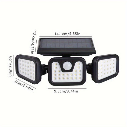 74 LED Solar Motion Sensor Light, 3 Brightness Modes Outdoor Wall Light, Suitable for Front Door, Yard, Garage, Patio - Image 5