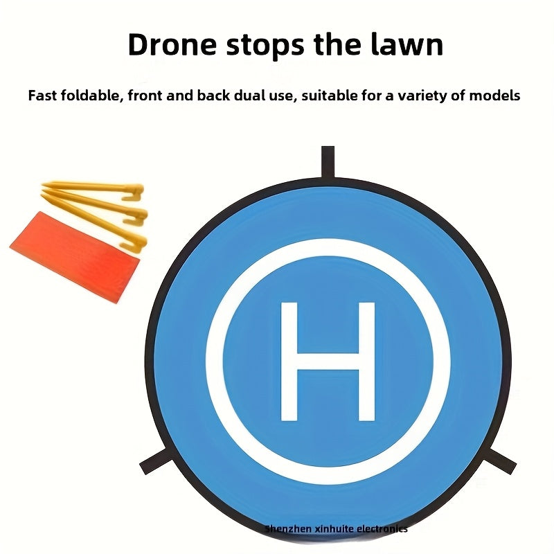 **Drone Quick-Fold Landing Pad + UV-Resistant Storage Bag Combo | Dual-Sided Takeoff/Landing, UV Protection & Shockproof, Ready-to-Go for Outdoor Aerial Photography, a Lightweight Protection System Designed for Pilots**（Yellow)） - Image 2