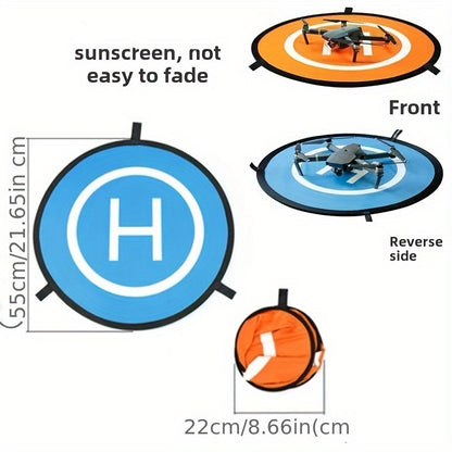 **Drone Quick-Fold Landing Pad + UV-Resistant Storage Bag Combo | Dual-Sided Takeoff/Landing, UV Protection & Shockproof, Ready-to-Go for Outdoor Aerial Photography, a Lightweight Protection System Designed for Pilots**（Yellow)） - Image 6