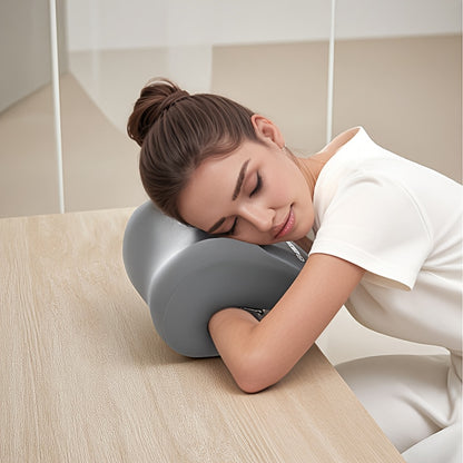 Ergonomic Multi-functional Nap Pillow - Desk Rest Pillow with Neck/Side Support, Memory Foam Cushion for Office, Home & Travel(GRAY) - Image 8