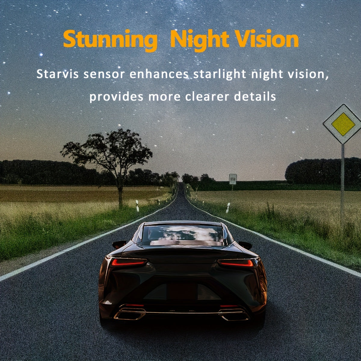 Super Memory Triple Cam Dash Cam! 32GB storage + 1080P HD triple lens, 170° panoramic coverage of front, cabin, and rear, 24/7 protection for your safe journey. - Image 4