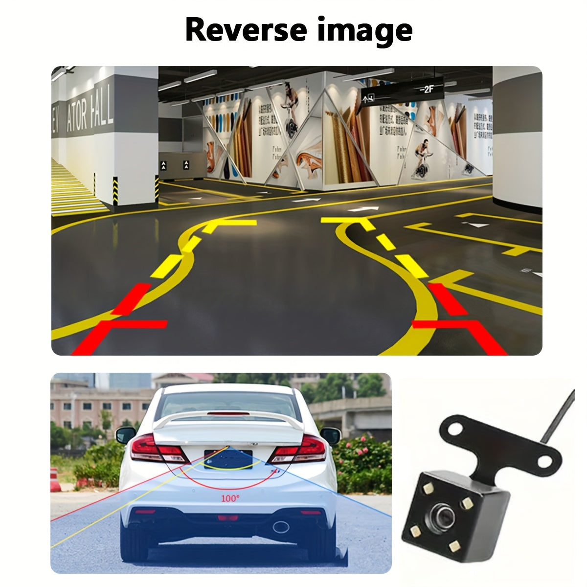 Super Memory Triple Cam Dash Cam! 32GB storage + 1080P HD triple lens, 170° panoramic coverage of front, cabin, and rear, 24/7 protection for your safe journey. - Image 9