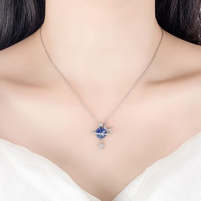 **“Whispers of Stars” — Galaxy Collarbone Chain, Gifting You a Corner of a Private Universe** - Image 6