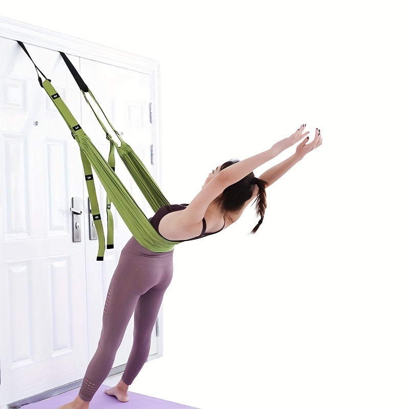 Hanging Fitness Resistance Band: 4-Step Installation, Full-Body Stretching & Strength Training at Home(BLUE) - Image 8
