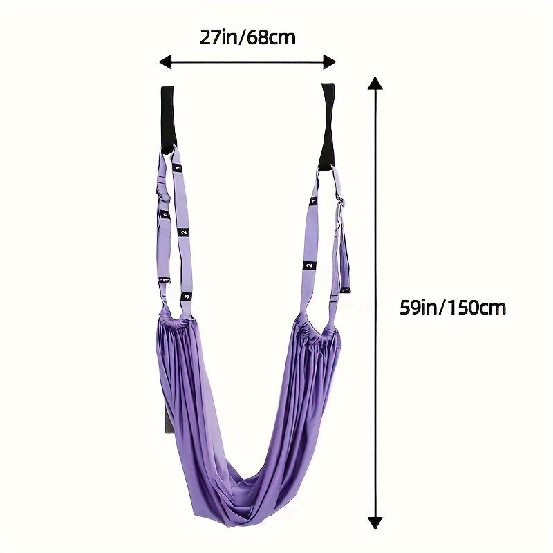 Hanging Fitness Resistance Band: 4-Step Installation, Full-Body Stretching & Strength Training at Home(PURPLE) - Image 3
