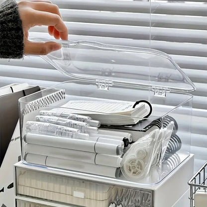 Acrylic Storage Box with Flip-Top Lid | Dustproof, Odor-Resistant, Transparent, Space-Saving, Modern Style, Ideal for Home Organization - Image 3