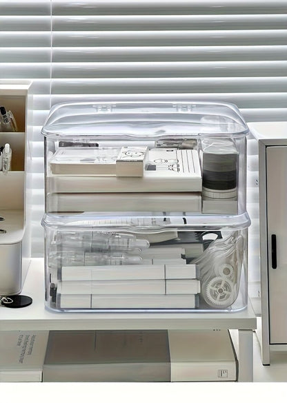 Acrylic Storage Box with Flip-Top Lid | Dustproof, Odor-Resistant, Transparent, Space-Saving, Modern Style, Ideal for Home Organization - Image 5