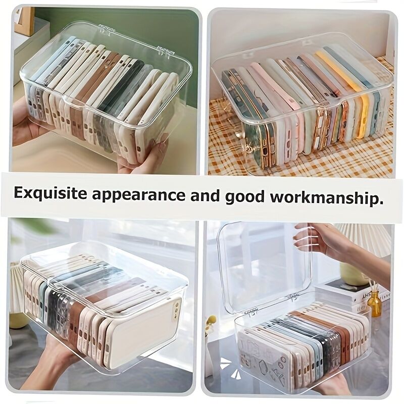 Acrylic Storage Box with Flip-Top Lid | Dustproof, Odor-Resistant, Transparent, Space-Saving, Modern Style, Ideal for Home Organization - Image 6