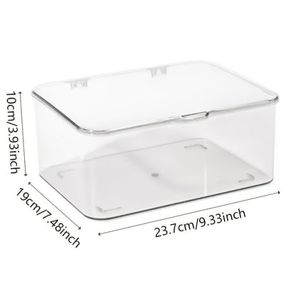 Acrylic Storage Box with Flip-Top Lid | Dustproof, Odor-Resistant, Transparent, Space-Saving, Modern Style, Ideal for Home Organization - Image 7