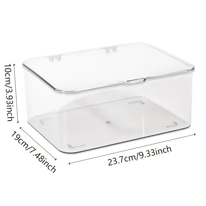 Acrylic Storage Box with Flip-Top Lid | Dustproof, Odor-Resistant, Transparent, Space-Saving, Modern Style, Ideal for Home Organization - Image 7