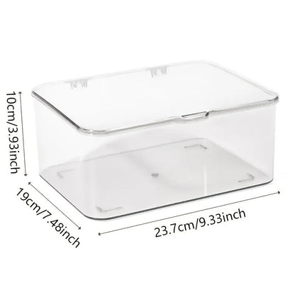 Acrylic Storage Box with Flip-Top Lid | Dustproof, Odor-Resistant, Transparent, Space-Saving, Modern Style, Ideal for Home Organization - Image 7