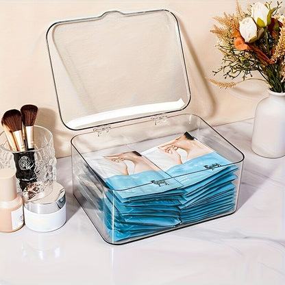 Acrylic Storage Box with Flip-Top Lid | Dustproof, Odor-Resistant, Transparent, Space-Saving, Modern Style, Ideal for Home Organization - Image 8