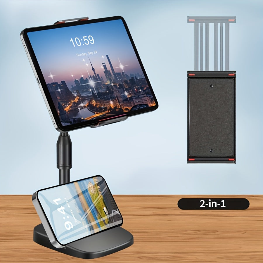 **Telescopic Rotating Live Stream Tripod: Adjustable Height, Multi-Angle Shooting, Stable and Portable** - Image 4