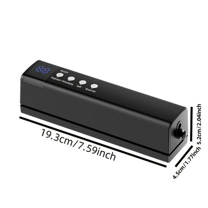 **1pc black Portable Wireless Vacuum Sealer｜USB Charging Compact Design, One-Touch Sealing for Long-Lasting Freshness, Ideal for Home & Outdoor Use** - Image 6