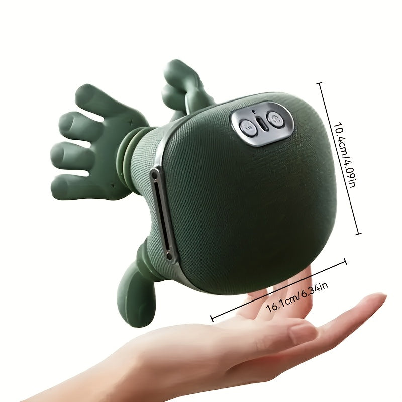 New Heating Massage Gun 1kg Lightweight Design Palm Warm Compress Multi Dimensional Massage Experience Say Goodbye to Single Vibration and Heavy Feel of Old Model - Image 2