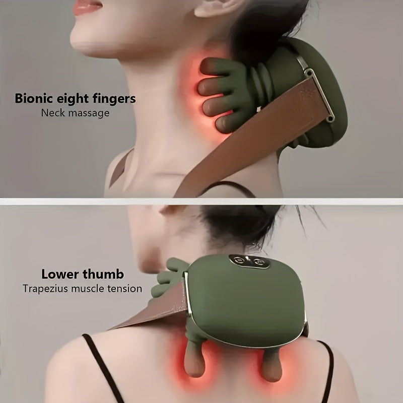 New Heating Massage Gun 1kg Lightweight Design Palm Warm Compress Multi Dimensional Massage Experience Say Goodbye to Single Vibration and Heavy Feel of Old Model - Image 4