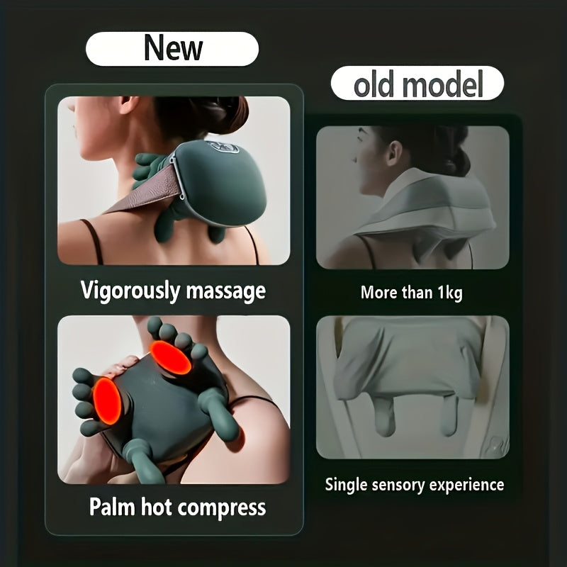 New Heating Massage Gun 1kg Lightweight Design Palm Warm Compress Multi Dimensional Massage Experience Say Goodbye to Single Vibration and Heavy Feel of Old Model - Image 5