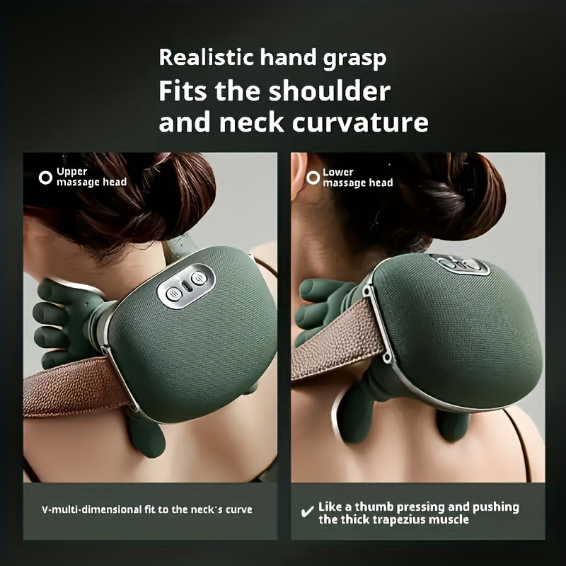 New Heating Massage Gun 1kg Lightweight Design Palm Warm Compress Multi Dimensional Massage Experience Say Goodbye to Single Vibration and Heavy Feel of Old Model - Image 6