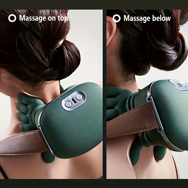 New Heating Massage Gun 1kg Lightweight Design Palm Warm Compress Multi Dimensional Massage Experience Say Goodbye to Single Vibration and Heavy Feel of Old Model - Image 8