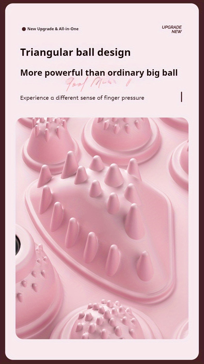 Magnetic Foot Massage & Waist Twisting Disc｜Home Body-Shaping Fitness Equipment, Silent Anti-Slip Dual-Function, Promotes Circulation & Improves Sleep（pink） - Image 5