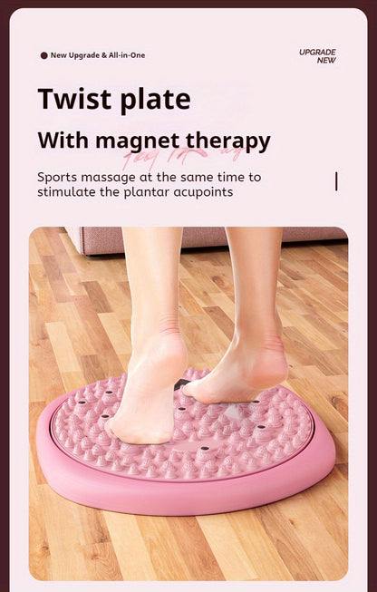 Magnetic Foot Massage & Waist Twisting Disc｜Home Body-Shaping Fitness Equipment, Silent Anti-Slip Dual-Function, Promotes Circulation & Improves Sleep（green） - Image 3