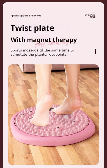 Magnetic Foot Massage & Waist Twisting Disc｜Home Body-Shaping Fitness Equipment, Silent Anti-Slip Dual-Function, Promotes Circulation & Improves Sleep（green） - Image 3