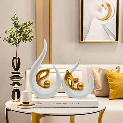 Platinum Ceramic "New Life" Sculpture: Symbolizing growth through the form of a sprouting seed, inspiring upward progress step by step. - Image 4