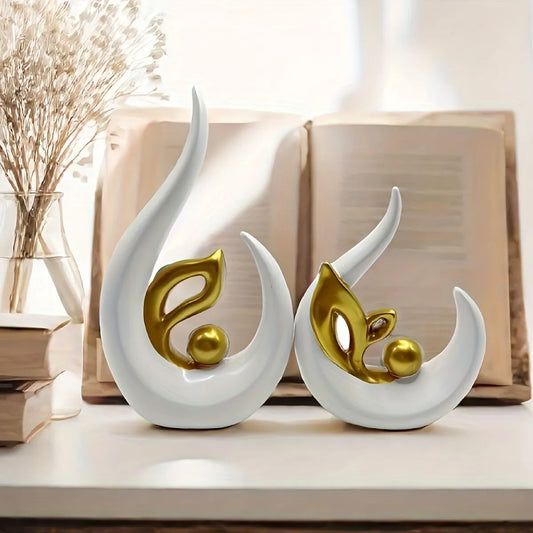 Platinum Ceramic "New Life" Sculpture: Symbolizing growth through the form of a sprouting seed, inspiring upward progress step by step. - Image 5