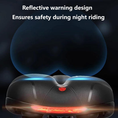 Wide, cushioned, and shock-absorbing bike saddle with memory foam and waterproof design – ensures ultimate comfort and support for every ride, whether on MTB, road, or indoor exercise bikes. - Image 6