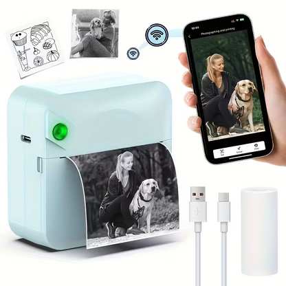 Wireless Portable Mini Thermal Printer | Multi-Scenario Printing Kit supports photos, labels, and to-do lists. Perfect for both gifting and personal use. - Image 3