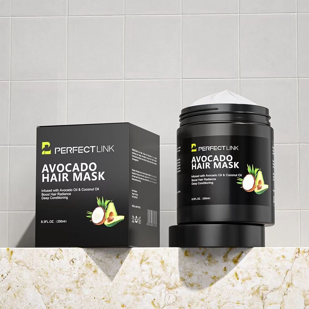 250ml Avocado & Coconut Oil Nourishing Hair Mask: Deeply moisturizing and nourishing, radiating natural radiance, smooth and non-frizzy - Image 7
